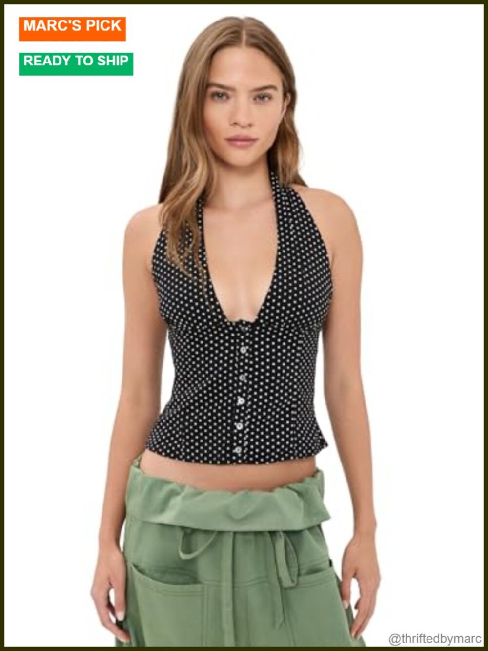 Free People Ramona Printed Halter Top Relaxed Tunic 97% Cotton 3% Elastane